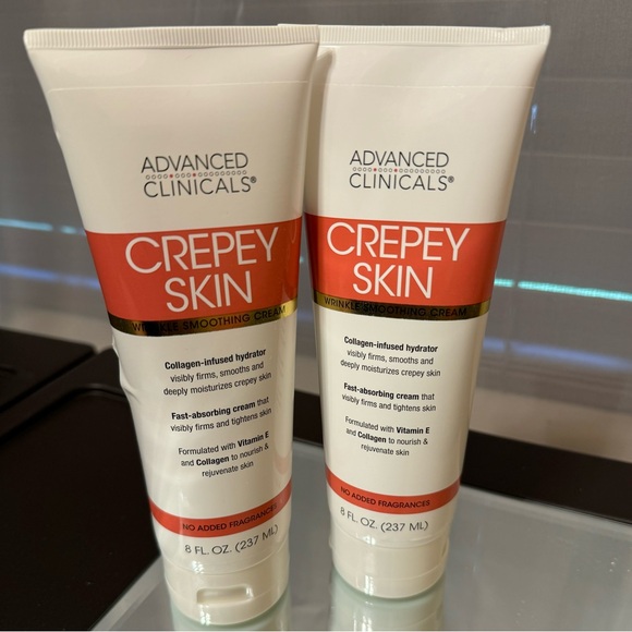 Advanced Clinicals Crepey Skin Cream with Collagen & Vitamin E brand new - Picture 3 of 7